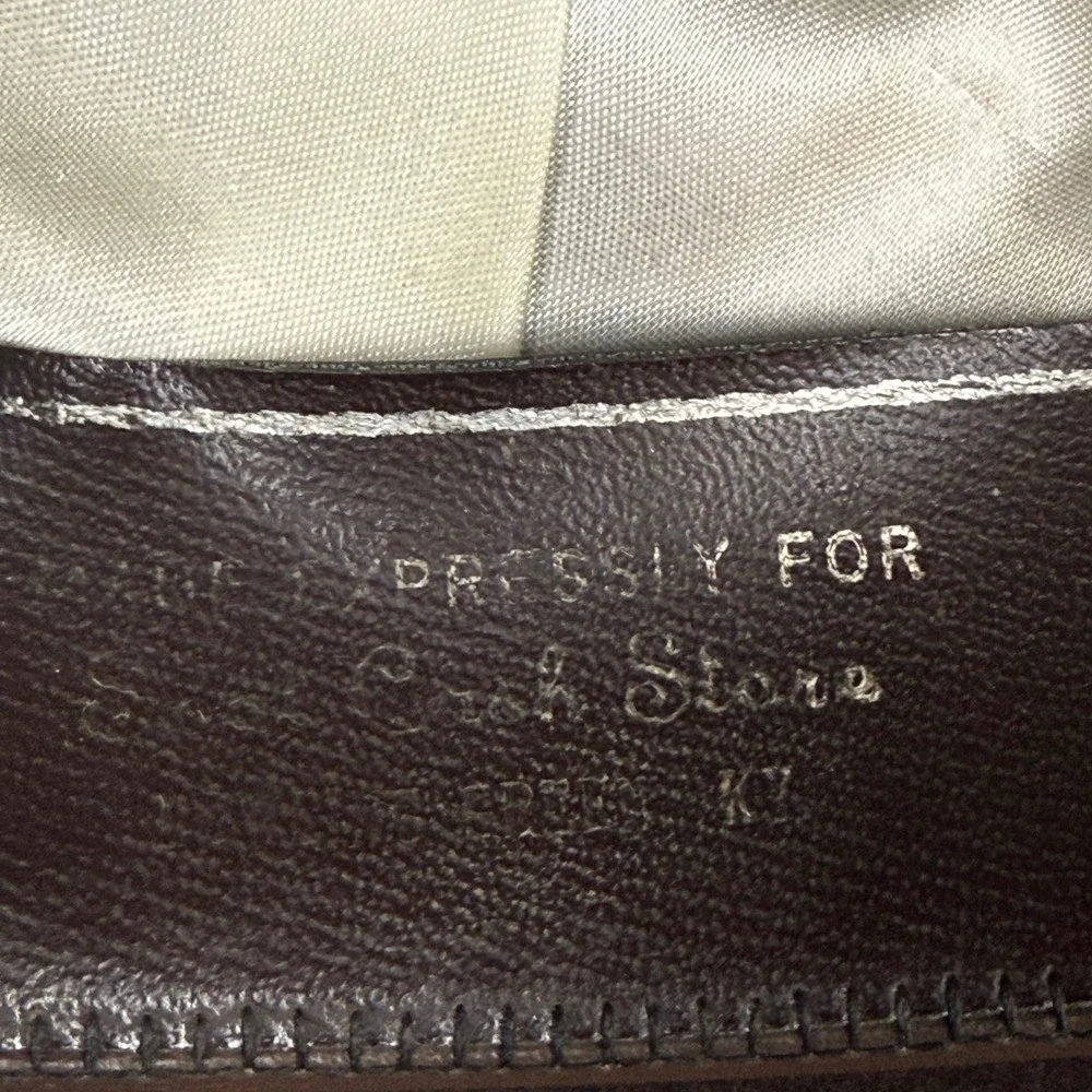 Vintage Mens Wright Mirakai Custom Made Fedora Hat Brown Wool Size 6 7/8 - Picture 10 of 13